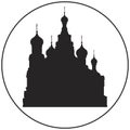 Church of the Savior on Blood vector icon from Saint-Petersburg Russian landmark set Royalty Free Stock Photo