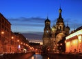 The Church of the Savior on Spilled Blood Royalty Free Stock Photo