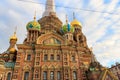 Church of the Savior on Spilled Blood or Cathedral of the Resurrection of Christ is one of the main sights of Saint Petersburg, Royalty Free Stock Photo