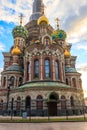 Church of the Savior on Spilled Blood or Cathedral of the Resurrection of Christ is one of the main sights of Saint Petersburg Royalty Free Stock Photo