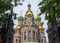 Church of the Savior on Spilled Blood on Griboedov canal, Saint Petersburg, Russia Royalty Free Stock Photo