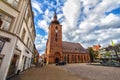 Church of the Saviour in the center of the city Horsens Royalty Free Stock Photo