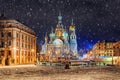Church of the Saviour on Spilled Blood in St. Petersburg Royalty Free Stock Photo