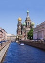 Church of the Saviour on Spilled Blood in St. Petersburg, Russia Royalty Free Stock Photo