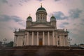 The church at Senate Square in Helsinki Finland