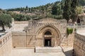 Church of the Sepulchre of Saint Mary, also Tomb of the Virgin Mary, a Christian tomb in the Kidron Valley, at the foot of Mount Royalty Free Stock Photo