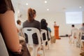 Church Service Blurred Royalty Free Stock Photo