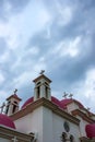 The Church of the Seven Apostles in Israel. Royalty Free Stock Photo