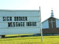 Church sign