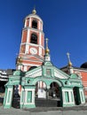 Church of the Sign, 1784 year built. (Church of the Trinity in Karacharovo). Russia, the city of Moscow