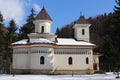 Church in Slanic Moldova small Town in the heart of the nature Bacau Romania