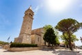 Church in small town Cilipi in the province of Dalmatia. Croatia