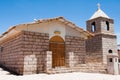 Church of Socaire, Atacama desert (Chile) Royalty Free Stock Photo