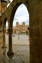 Church of the Society of Jesus on the Plaza de Armas Square, Historic Center of Cusco, Peru Royalty Free Stock Photo