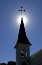 Church Spire and Belfry Royalty Free Stock Photo