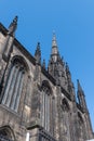 Church Spire, Old Town, Edinburgh city, Scotland. Royalty Free Stock Photo