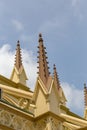 Church Spires on the roof of the Holy Cross Cathedral Lagos Nigeria Royalty Free Stock Photo