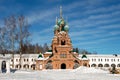 Church of Spiridon, Bishop of Trimifuntsky in the Nikolo-Solbinsky convent Royalty Free Stock Photo