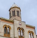 The Church from the square Piata Sfatului. Brasov, Romania. Royalty Free Stock Photo