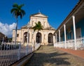 Church and square in Trinidad, Cuba Royalty Free Stock Photo