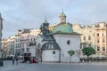 Church of St. Adalbert located on the intersection of the Main Market Square and Grodzka Street in Old Town, Krakow Royalty Free Stock Photo