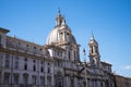 The Church of St Agnes in Agony on the Piazza Navona in Rome Italy Royalty Free Stock Photo