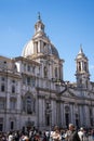The Church of St Agnes in Agony on the Piazza Navona in Rome Italy Royalty Free Stock Photo