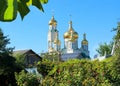 Church of St. Andrew the First-Called in the sunshine in the city of New Kakhovka, Kherson region Ukraine 09/25/2021.