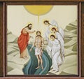 Church of St. Anne - Baptism of Jesus Royalty Free Stock Photo