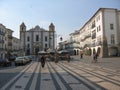 Church of St Anthony Abate to Evora in Portugal. Royalty Free Stock Photo