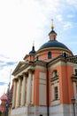 Church of St. Barbara on Varvarka street in centre of Moscow, Russia Royalty Free Stock Photo