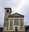 Church of Santa Maria Stella Maris in Tellaro, Cinque Terre, Liguria, Italy Royalty Free Stock Photo