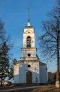 Church of St. Basil Great  in Vasilyevskoye village, Sergiev Posad District, Moscow Region, Russia Royalty Free Stock Photo