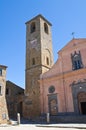 Church of St. Donato. Civita di Bagnoregio. Lazio. Italy. Royalty Free Stock Photo