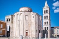 Church of St. Donatus and Bell Tower at the ancient Roman Forum in Zadar, Croatia