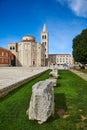 Roman Artefacts and Churches in Zadar, Croatia
