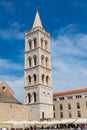 Church of St. Donatus in Zadar. Historic center of the Croatian town of Zadar at the Mediterranean Sea, Europe