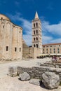 Church of St. Donatus in Zadar. Historic center of the Croatian town of Zadar at the Mediterranean Sea, Europe