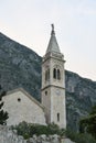 Church of St. Eustahije, Bay of Kotor, Montenegro Royalty Free Stock Photo