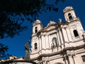 Church of St. Francis of Assisi Immaculate in Catania Royalty Free Stock Photo