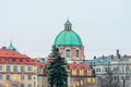 The Church of St. Francis of Assisi in Prague Royalty Free Stock Photo