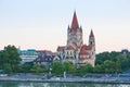 Church of St. Francis of Assisi. Vienna. Austr Royalty Free Stock Photo