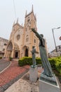 Church of St. Francis Xavier in Malacca, Malaysia Royalty Free Stock Photo