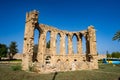 Church of St. George of The Latins ruins in the old town of Famagusta. Royalty Free Stock Photo