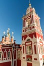 church of St. George in street at Varvarka, Russia