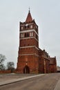 Church of St. George, founded in 1313, formerly Friedland Church. City Pravdinsk, before 1946 Friedland, Kaliningrad region,