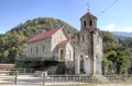 Church of St. George in the village of Zvara on the Adzharis-Tskali River in the mountainous Adzharia Royalty Free Stock Photo