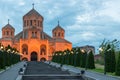 church of St. Gregory in the evening in Erevan