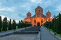 Church of St. Gregory in the evening, Erevan Royalty Free Stock Photo