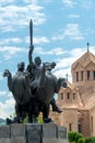 Church of St. Gregory the Illuminator in the center of Yerevan Royalty Free Stock Photo